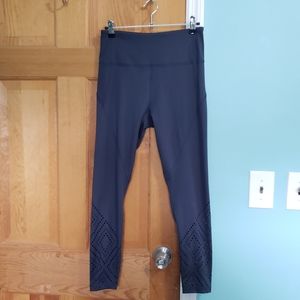 Marika diamonds blue 7/8 tummy control leggings